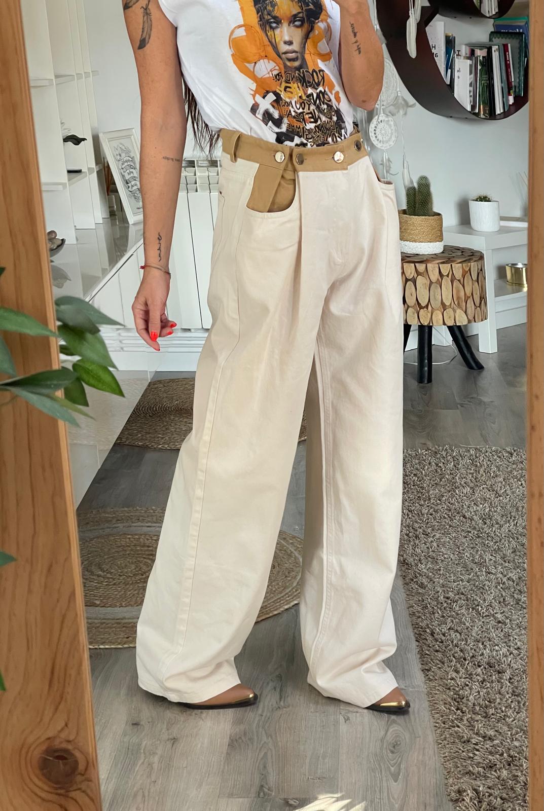 PANTALÓN ROMA CRUDO - Imagen 3