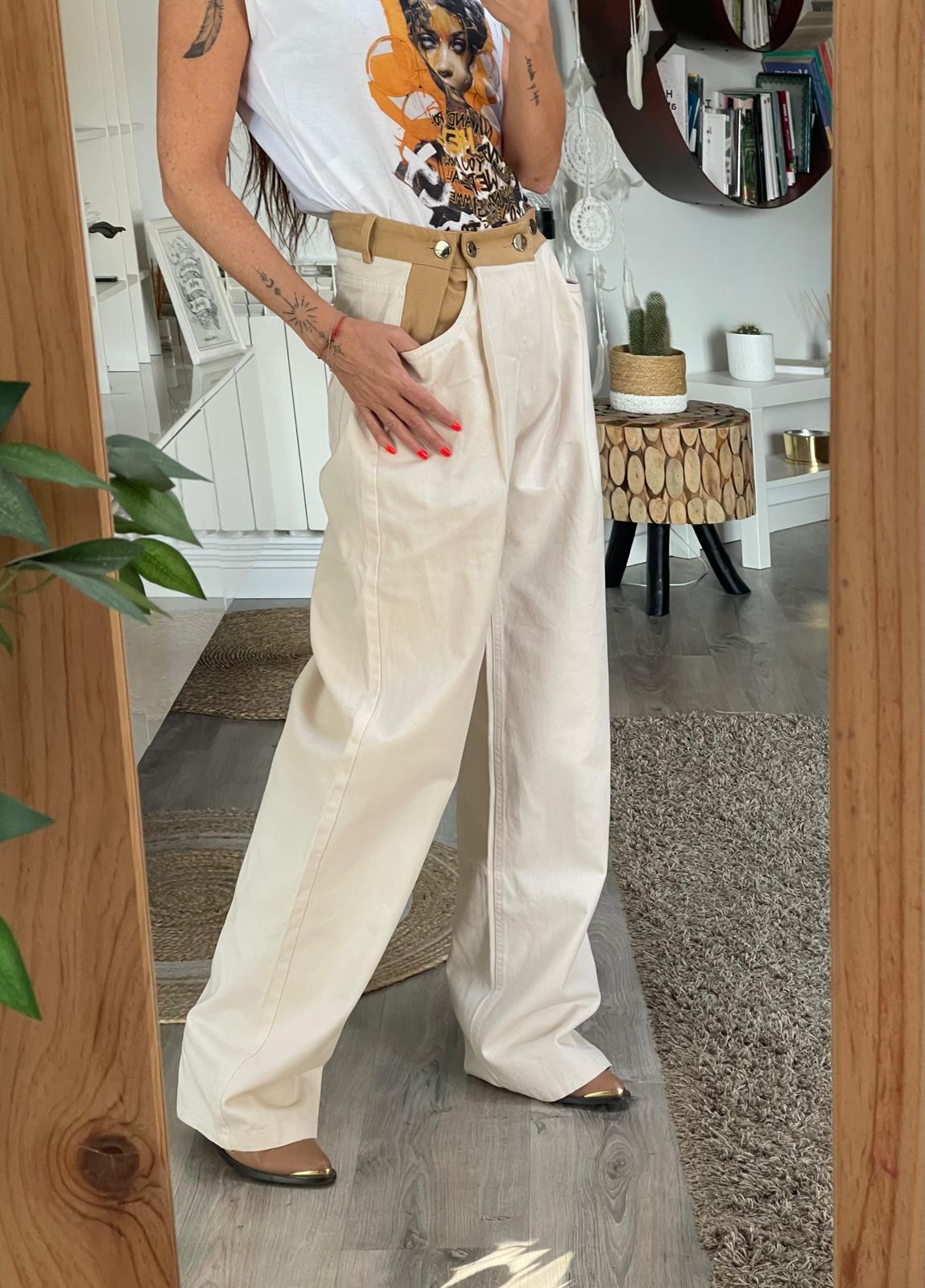 PANTALÓN ROMA CRUDO - Imagen 4