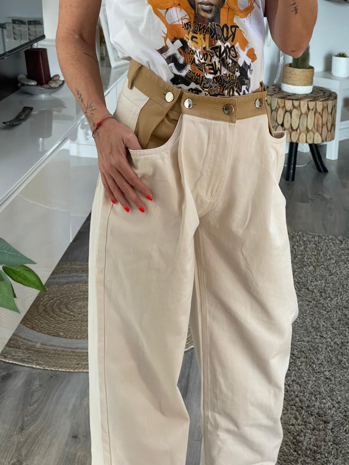 PANTALÓN ROMA CRUDO - Imagen 5