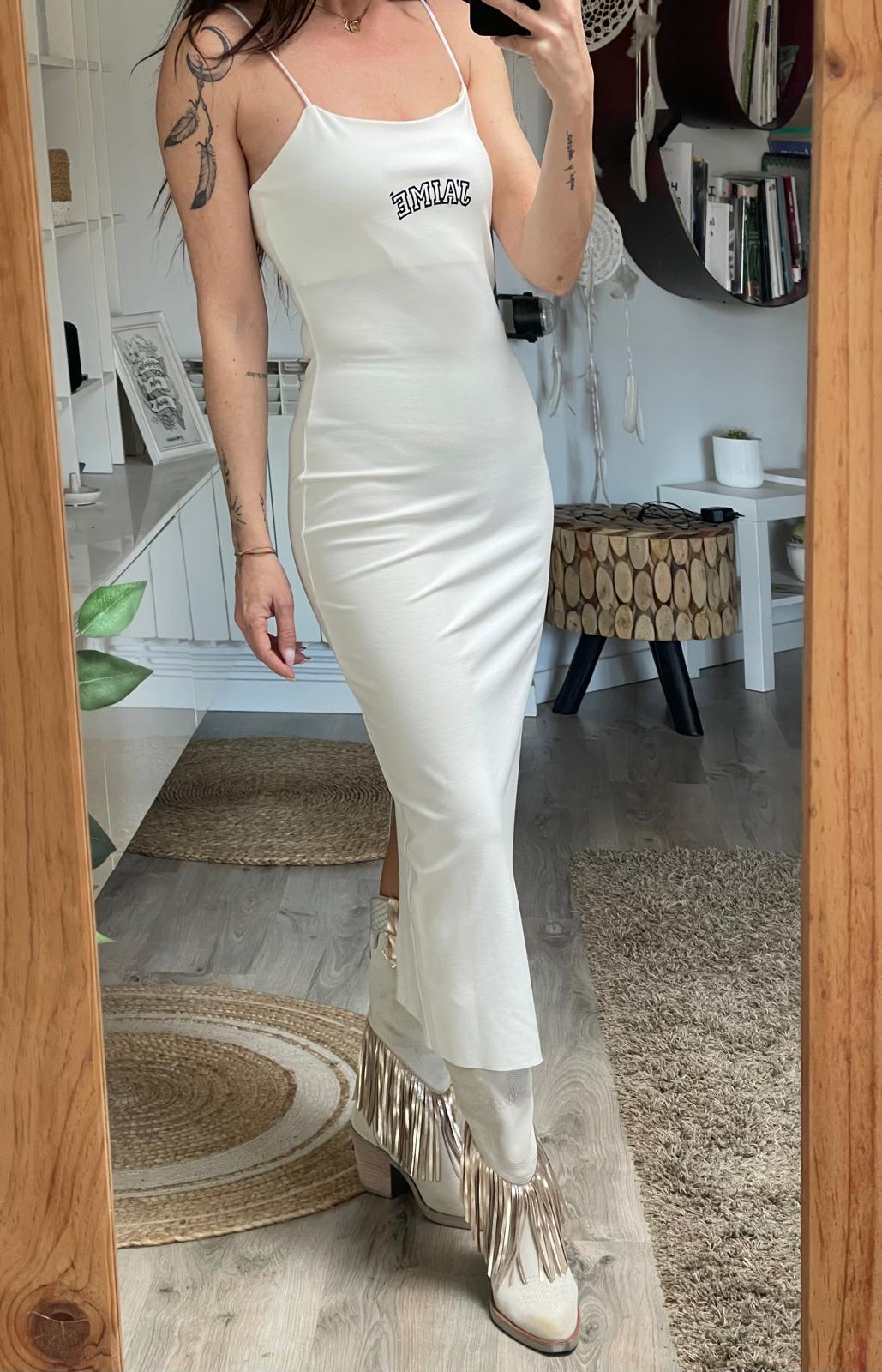 VESTIDO ROSANA BLANCO CIUDADELLA - Imagen 3