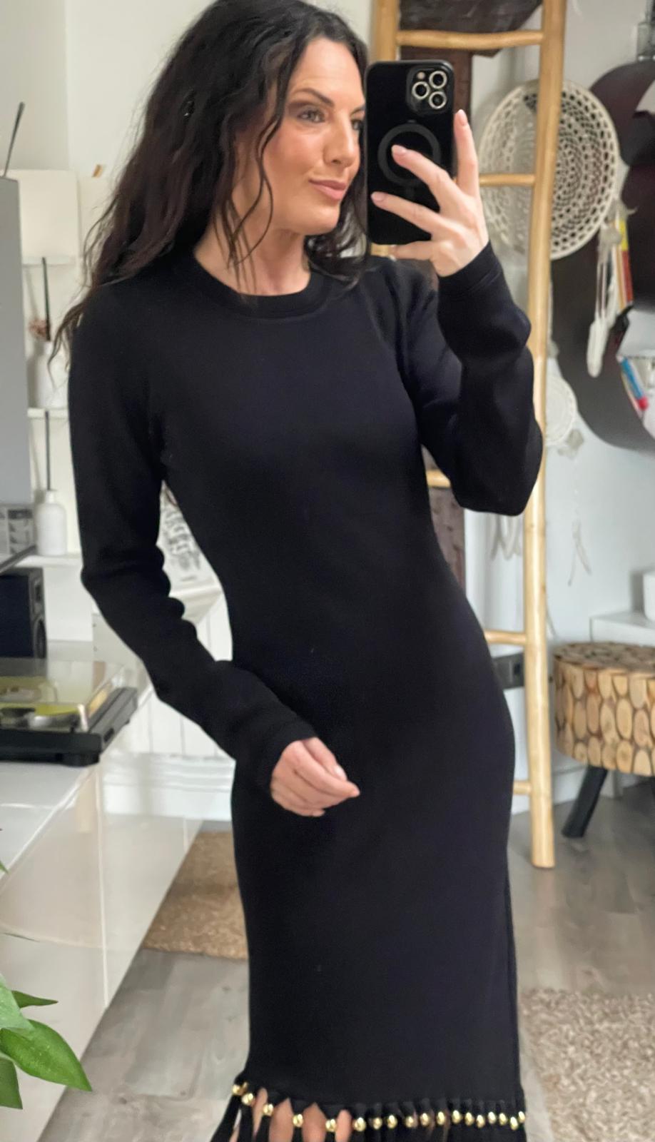 VESTIDO ARIZONA NEGRO - Imagen 4