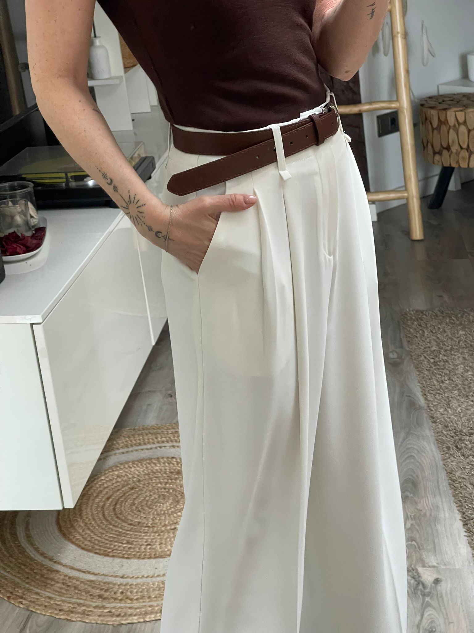 PANTALÓN BEATRIZ BLANCO - Imagen 2