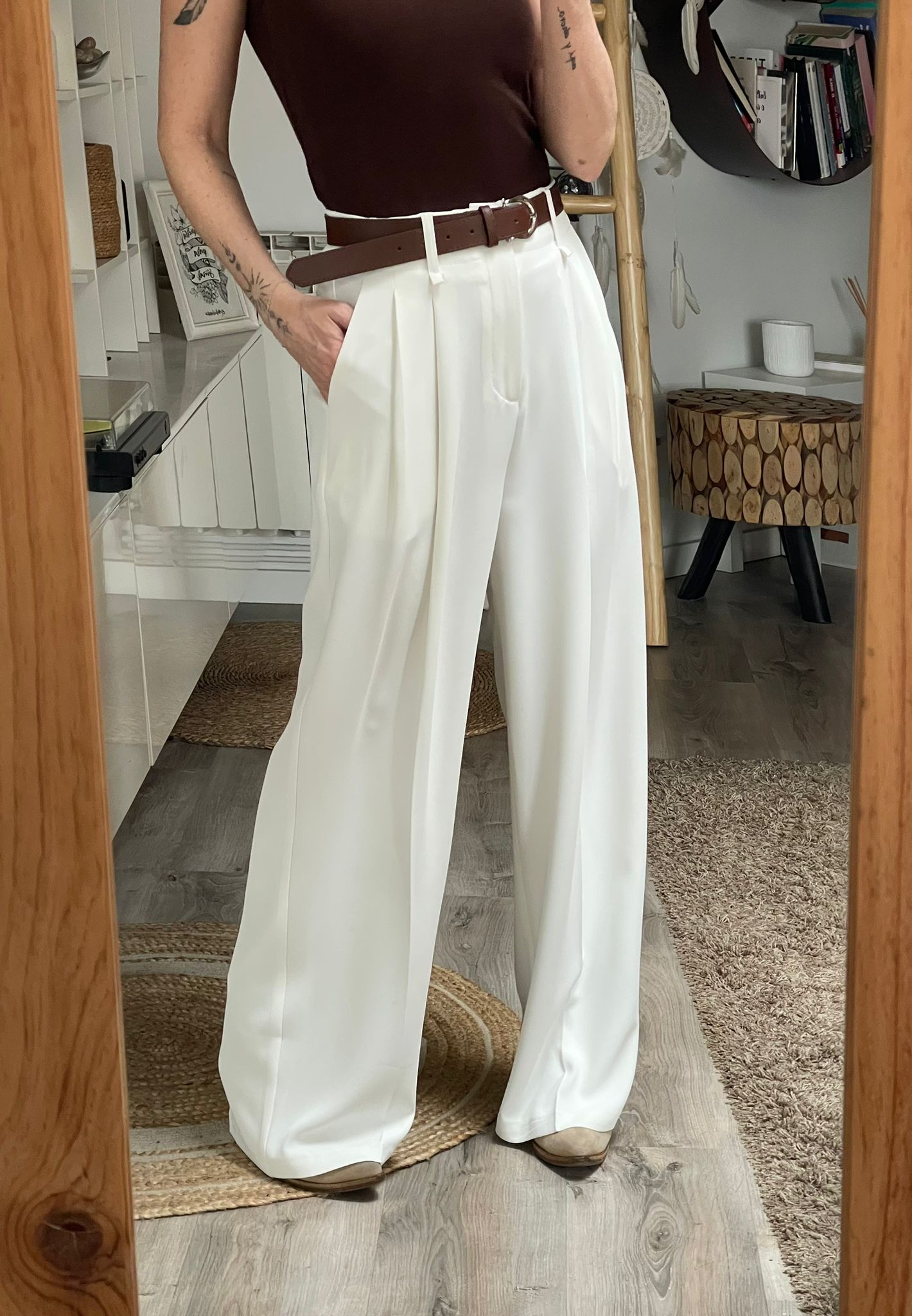 PANTALÓN BEATRIZ BLANCO - Imagen 4