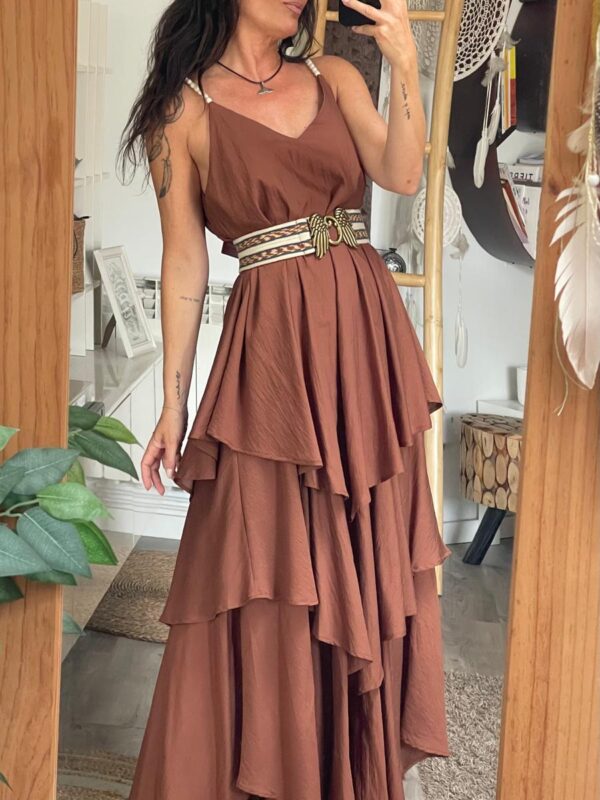 VESTIDO GIULIA MARRÓN