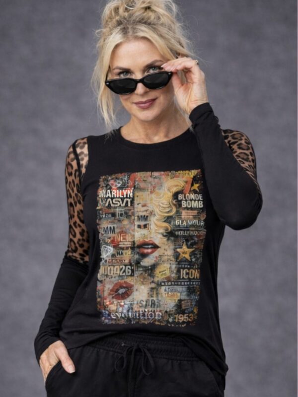 Camiseta de mujer LaSaL 1953 negro