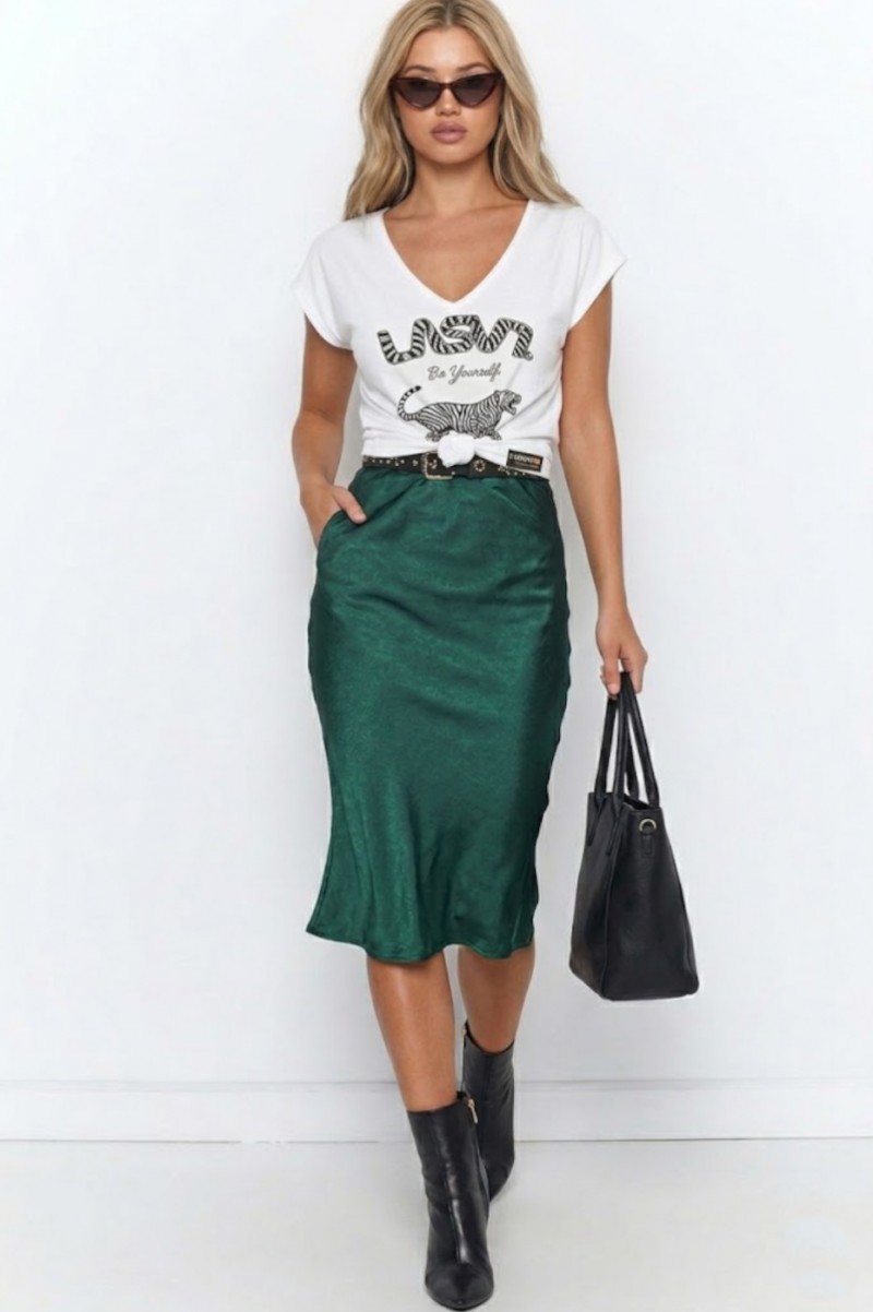 Camiseta de mujer LaSaL GUEPARD blanco