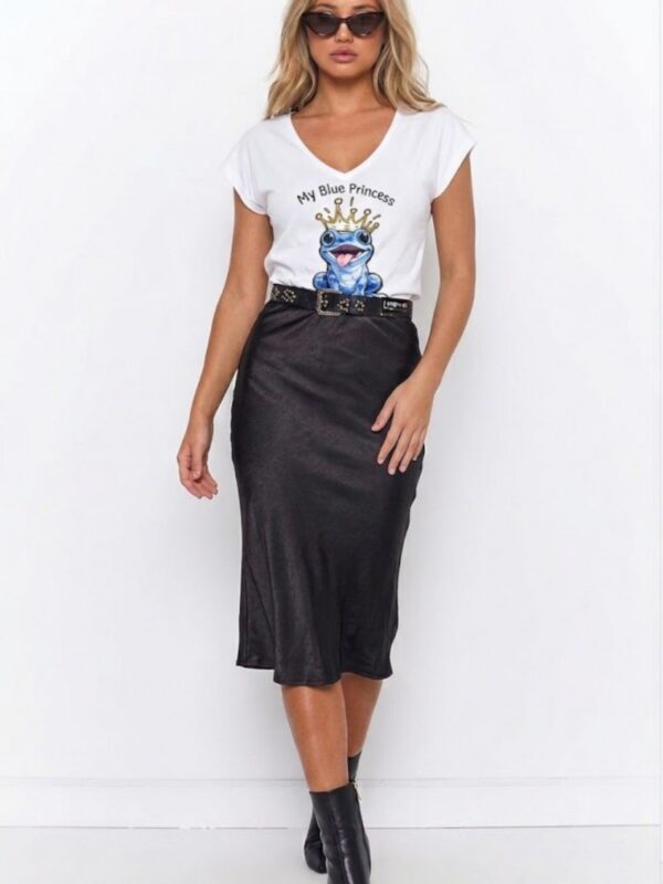 Camiseta de mujer LaSaL PRINCESS blanco