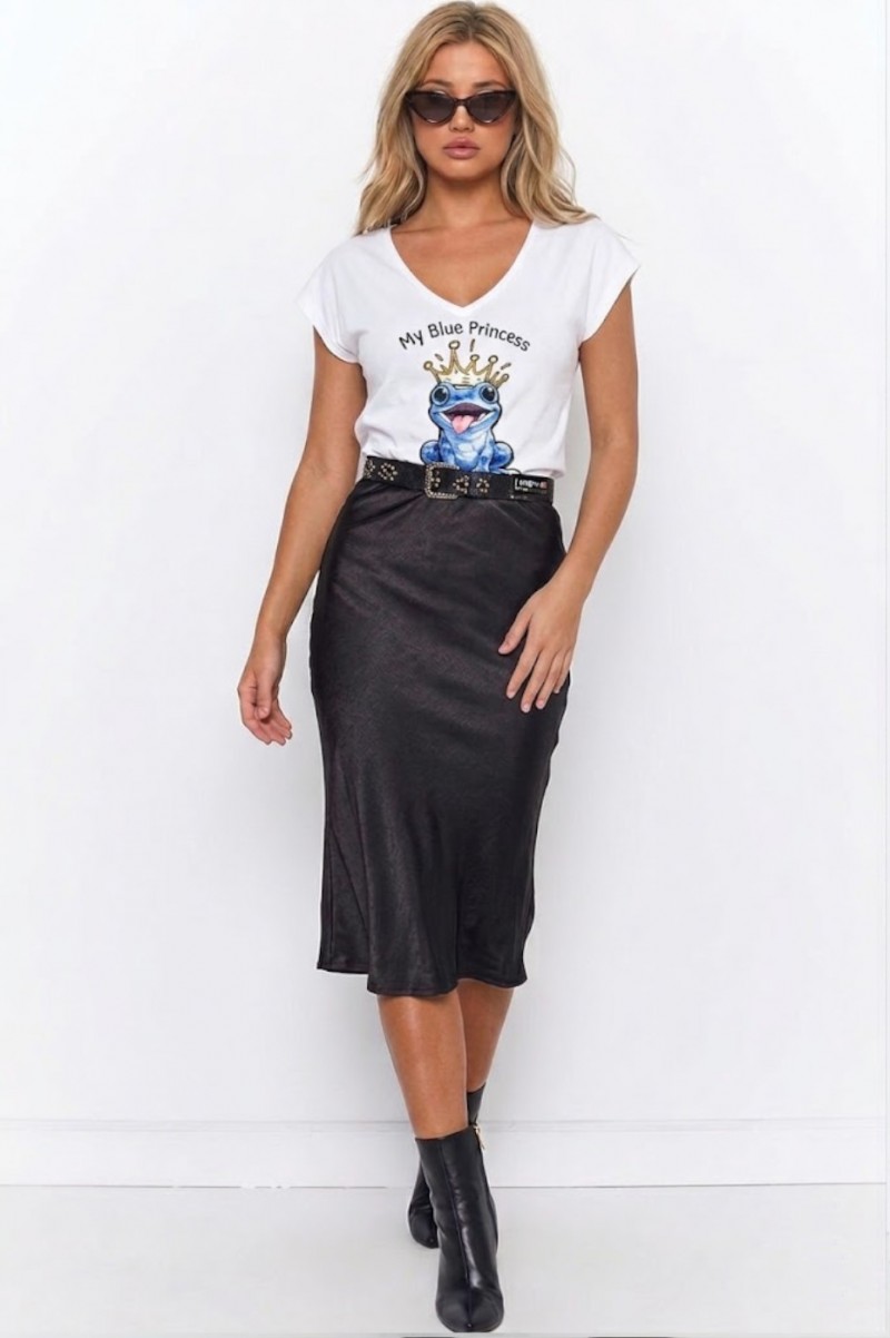 Camiseta de mujer LaSaL PRINCESS blanco