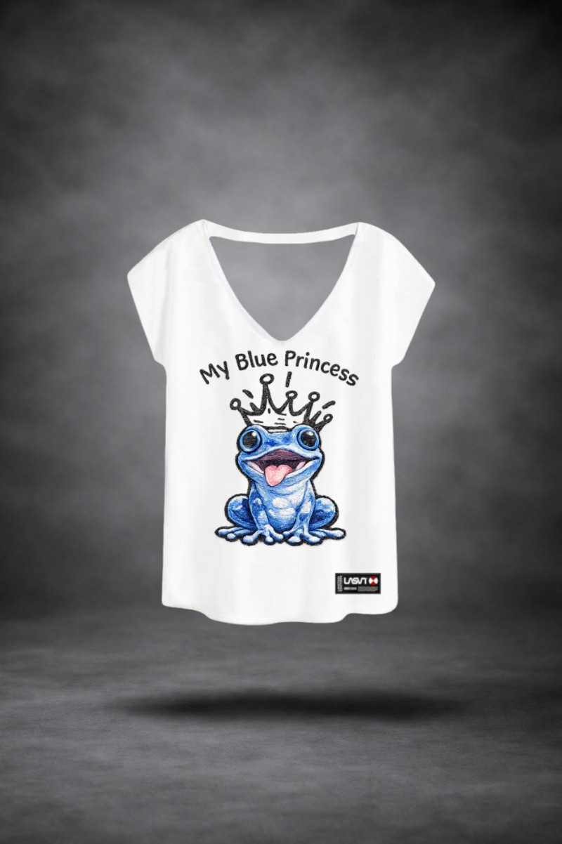 Camiseta de mujer LaSaL PRINCESS blanco - Imagen 4