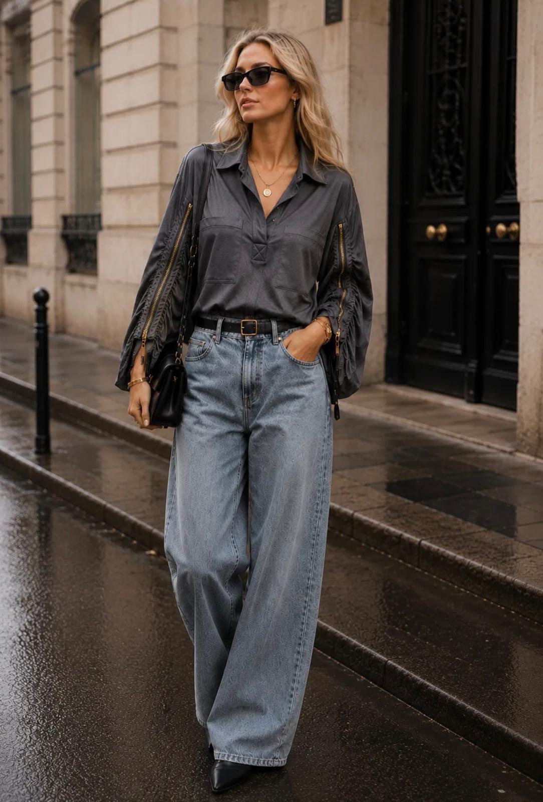 CAMISA ORLEANS GRIS - Imagen 2