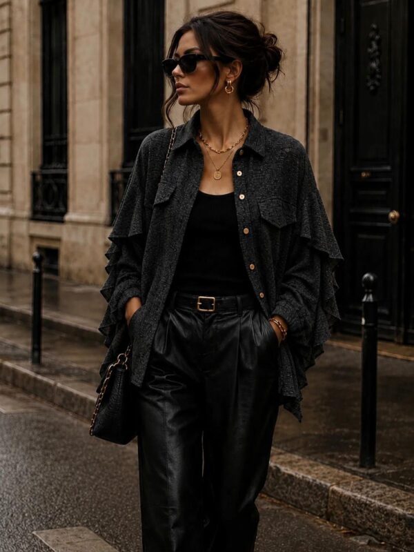 CAMISA TENESSE GRIS