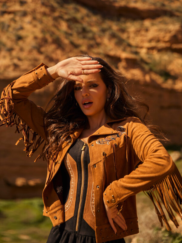 CHAQUETA LAURENT CAMALEÓNICA