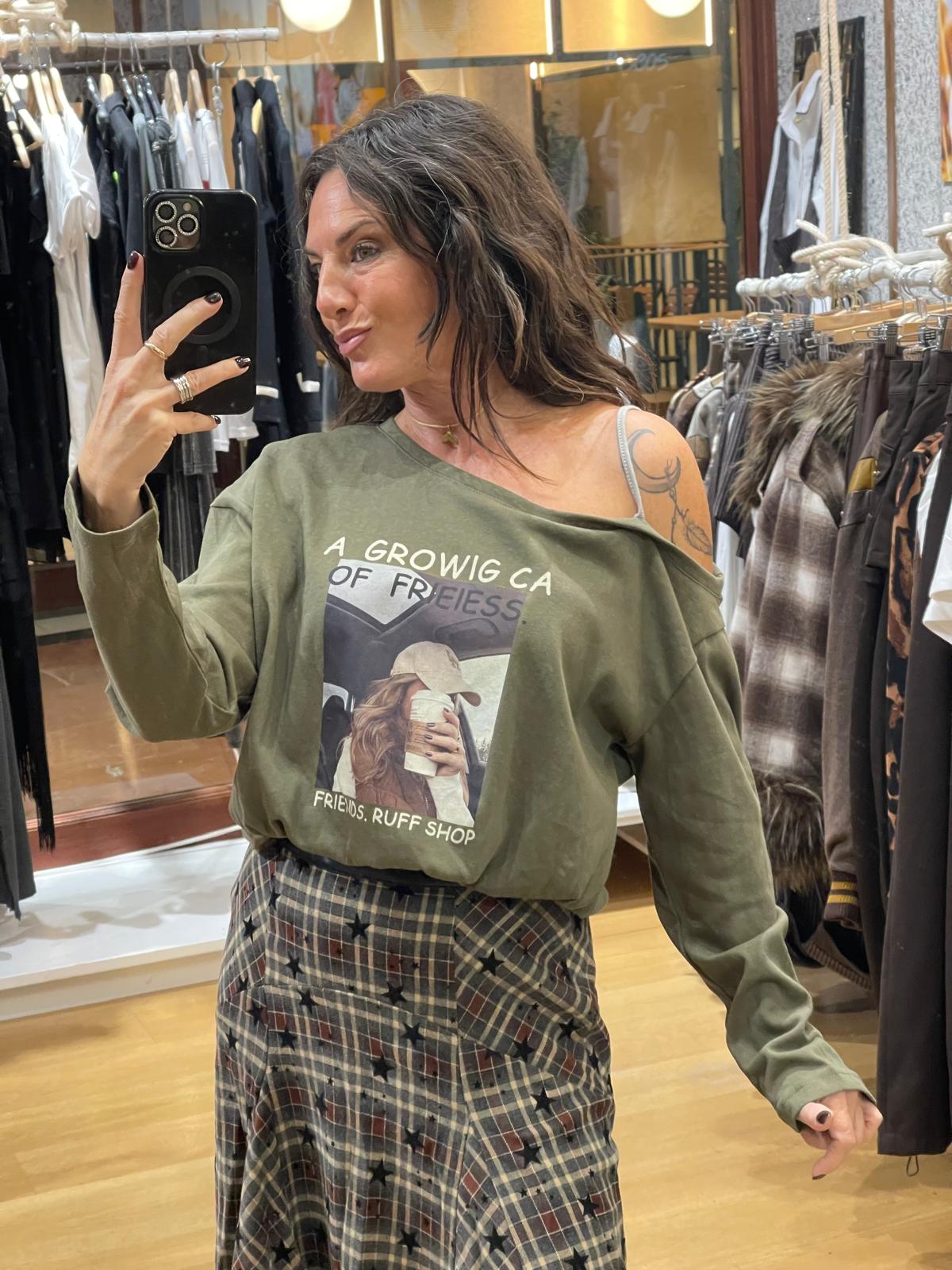 CAMISETA NICOLE KAKI